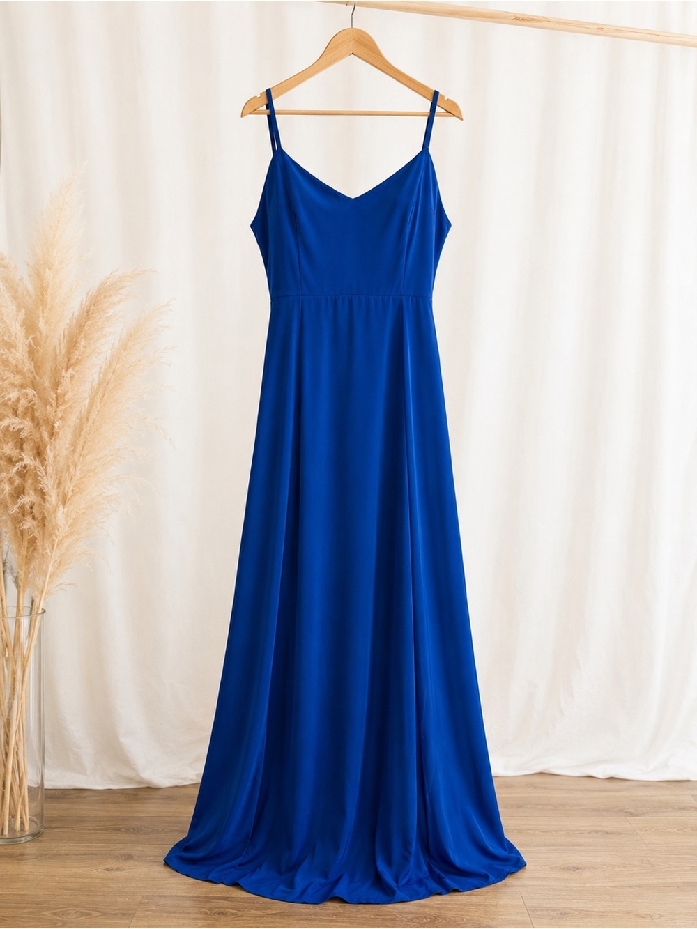 BB Dakota Cobalt Blue Spaghetti Strap Maxi Dress